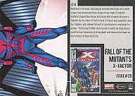 šۥ˥ϥȥ쥫/MARVEL UNIVERSE 2011TRADING CARDS 23  23/FALL OF THE MUTANTS/X-FACTOR/ISSUE#25