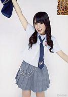 【中古】生写真(AKB48・SKE48)/アイドル/NMB48 山田菜々/膝上/制服/ネクタイ/右手上/公式生写真