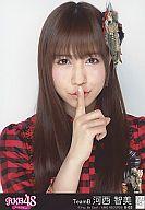 【中古】生写真(AKB48 SKE48)/アイドル/AKB48 河西智美/B-03/下部黒帯/ここにいたこと劇場盤特典