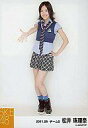 【中古】生写真(AKB48・SKE48)/アイドル/SKE48 松井珠理奈/全身・左手腰、右手前にパー・パレオはエメラルド制服衣装/公式生写真/2011.08