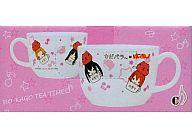 【中古】マグカップ・湯のみ(キャラクター) 唯＆澪＆律＆紬＆梓(星・音符柄) 「カピバラさん×けいおん!!」 ティーカップ