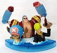 【中古】トレーディングフィギュア フランキー&チョッパー&サンジ フィギュアセット 「ワンピース」 サッポロ一番肉入りコンソメヌードル付属品 セブンイレブン限定【タイムセール】