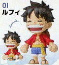 【中古】食玩 トレーディングフィギュア ルフィ ワンピース @be.smile