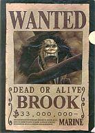 【中古】クリアファイル ワンピース×LAWSON ローソンオリジナルクリアファイル(手配書柄) ブルック