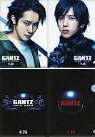 【中古】クリアファイル(男性アイドル) 二宮和也＆松山ケンイチ A5ミニクリアファイル2枚セット 「GANTZ PERFECT ANSWER」 前売特典