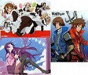 【中古】クリアファイル けいおん!/戦国BASARA/化物語 クリアファイル3枚セット 2010年Animage2月号付録