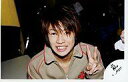 【中古】生写真(ジャニーズ)/アイドル/嵐 嵐/相葉雅紀/横型・バストアップ・ジャージベージュ・左手ピース/公式生写真