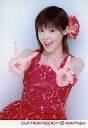【中古】生写真(ハロプロ)/アイドル 松浦亜弥/腰上・衣装赤・両手ピース/公式生写真