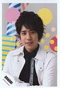 【中古】生写真(ジャニーズ)/アイドル/嵐 嵐/二宮和也/バストアップ・衣装白黒・背景水玉/公式生写真