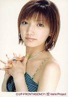 【中古】生写真(ハロプロ)/アイドル/モーニング娘。 モーニング娘。/後藤真希/バストアップ・衣装ボーダー青黒・両手重ね・背景白/公式生写真