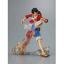 【中古】食玩 トレーディングフィギュア ルフィ(ゴムゴムのJETスタンプ) ワンピース ATTACK MOTIONS 〜BATTLE OF DEEP SEA〜