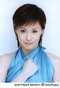 【中古】生写真(ハロプロ)/アイドル/Hello! Project 松浦亜弥/バストアップ・背景グレー・ワンピース水色・右手胸・目線正面/公式生写真