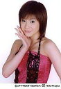 【中古】生写真(ハロプロ)/アイドル/Hello! Project 松浦亜弥/バストアップ・背景白・キャミソールピンク黒・右手パー・右手顎/公式生写真