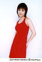 【中古】生写真(ハロプロ)/アイドル/Hello! Project 松浦亜弥/膝上・背景白・ワンピース赤・左手腰・体斜め右向き/公式生写真