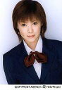 【中古】生写真(ハロプロ)/アイドル/Hello! Project 松浦亜弥/バストアップ・背景グレー・シャツ白・ブレザー紺・リボン赤/公式生写真