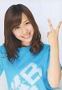 【中古】生写真(AKB48 SKE48)/アイドル/AKB48 河西智美/上半身 左手ピース 青色シャツ/公式生写真