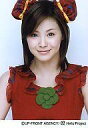 【中古】生写真(ハロプロ)/アイドル/Hello! Project 松浦亜弥/バストアップ・背景グレー・ノースリーブ赤・胸元花緑・髪飾り赤チェック/公式生写真