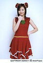 【中古】生写真(ハロプロ)/アイドル/Hello! Project 松浦亜弥/膝上・背景グレー・ワンピース赤・右手親指立て・左手腰/公式生写真