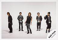 【中古】生写真(ジャニーズ)/アイドル/KAT-TUN KAT-TUN/集合/5人・横型・センター亀梨・背景白・上田帽子/公式生写真