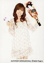 【中古】生写真(ハロプロ)/アイドル/モーニング娘。 モーニング娘。/紺野あさ美/膝上・衣装白花柄・左手羽子板・右手羽根・背景白/公式生写真