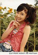 【中古】生写真(ハロプロ)/アイドル/°C-ute °C-ute/中島早貴/膝上・衣装ピンク・右手人差し指立て・背景ひまわり/公式生写真