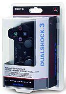 【中古】PS3ハード EU版 ワイヤレスコントローラDUALSHOCK3 ブラック(国内版本体動作可)