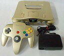 【中古】ニンテンドウ64ハード ニンテンドー64本体 (ゴールド)