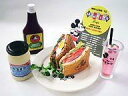 【中古】食玩 トレーディングフィギュア 4.ダブルホットサンド 「ディズニー ミッキーマウス 50’s cafe」