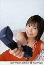 【中古】生写真(ハロプロ)/アイドル/モーニング娘。 モーニング娘。/安倍なつみ/上半身・ノースリーブオレンジ・右手受話器・背景白・目線正面/公式生写真