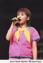 【中古】生写真(ハロプロ)/アイドル/モーニング娘。 モーニング娘。/安倍なつみ/ライブフォト・上半身・衣装ピンク・スカーフ黄色・右手マイク/公式生写真
