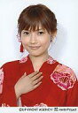 【中古】生写真(ハロプロ)/アイドル/モーニング娘。 モーニング娘。/安倍なつみ/バストアップ・着物赤・右手胸・背景白/公式生写真