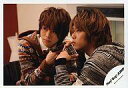 【中古】生写真(ジャニーズ)/アイドル/Hey! Say JUMP Hey! Say! JUMP/有岡大貴・高木雄也/横型・上半身・セーター・白黒・トランプ持ち・目線左/公式生写真