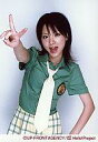 【中古】生写真(ハロプロ)/アイドル/モーニング娘。 モーニング娘。/田中れいな/膝上・衣装緑・チェック柄スカート・右手ピース/公式生写真
