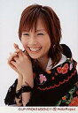 【中古】生写真(ハロプロ)/アイドル/モーニング娘。 モーニング娘。/安倍なつみ/バストアップ・笑顔・指組み・花柄/公式生写真