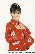 【中古】生写真(ハロプロ)/アイドル/モーニング娘。 モーニング娘。/久住小春/着物赤・上半身・背景白・ポストカードサイズ/公式生写真