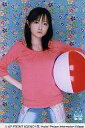 【中古】生写真(ハロプロ)/アイドル/モーニング娘。 モーニング娘。/紺野あさ美/膝上・衣装ピンク・右手腰・左手ビーチボール・背景花柄青・Alo Hello/ポストカードサイズ公式生写真