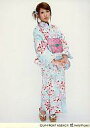 【中古】生写真(ハロプロ)/アイドル/モーニング娘。 モーニング娘。/矢口真里/全身・着物水色・花柄・両手前・背景白・2L版/公式生写真