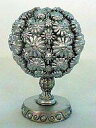 【中古】食玩 トレーディングフィギュア 06.Frower Ball /Silver. 「村上隆のSUPER FLAT MUSEUM〜コンビニエディション〜」
