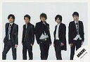 【中古】生写真(ジャニーズ)/アイドル/嵐 嵐/5人(集合)/横型・膝上・衣装黒・背景白・センター相葉雅紀・Dear Snow/公式生写真