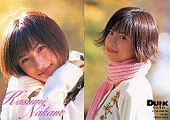 【中古】コレクションカード(女性)/DUNK CARD 1999 仲根かすみ/衣装白・左向き/DUNK CARD 1999
