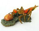【中古】食玩 トレーディングフィギュア 両刀怪獣カマキラスC&ミニラ 卵Ver. (彩色版) 「ゴジラ特撮大百科 Ver.2 南海の大決闘篇」