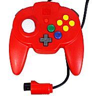 【中古】ニンテンドウ64ハード ホリパッドミニ64(レッド)