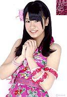 【中古】生写真(AKB48・SKE48)/アイドル/NMB48 福本愛菜/上半身・衣装ピンク・両手重ね/公式生写真