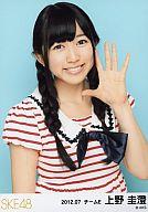 【中古】生写真(AKB48・SKE48)/アイドル/SKE48 上野圭澄/上半身・「2012.07」/SKE48 2012年7月度 ランダム生写真