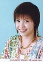 【中古】生写真(ハロプロ)/アイドル/ハロプロ ハロプロ/松浦亜弥/バストアップ・衣装花柄・背景水色・笑顔/公式生写真