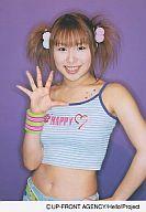 【中古】生写真(ハロプロ)/アイドル/メロン記念日 メロン記念日/斉藤瞳/上半身・衣装水色・白のボーダー柄・右手パー・背景紫・笑顔/公式生写真