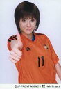 【中古】生写真(ハロプロ)/アイドル/Hello! Project Hello! Project/松浦亜弥/上半身・オレンジ色ユニフォーム・右手親指立て/公式生写真