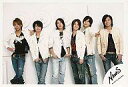 【中古】生写真(ジャニーズ)/アイドル/NEWS NEWS/集合(6人)/横型・センター山下・ジャケット白・ジーンズ・錦戸左手ピース・山下両手ポケット/公式生写真