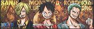 【中古】食玩 雑貨 サンジ・ルフィ・ゾロ オリジナルイラストポスター 「ワンピース イラストガム」