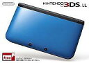 【中古】ニンテンドー3DSハード ニンテンドー3DSLL本体 ブルー×ブラック